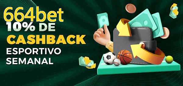 10% de bônus de cashback na 664bet